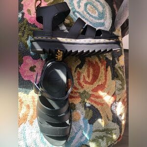 Doc Martens Black Strappy Sandals